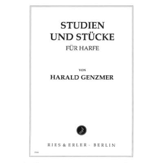 Genzmer Studien und Stücke für Harfe RE15006