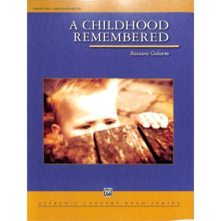 Galante A Childhood Remembered Concert Band ALF0039648