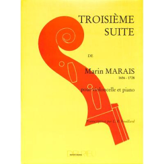 Marais Troisieme Suite Violoncello Klavier DF490