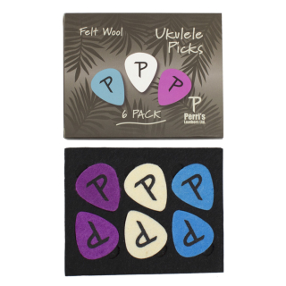 Perris LP-FUP1 Filz- / Ukulele Picks 6er-Pack
