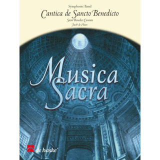 Jacob de Haan Cantica de Sancto Benedicto Blasorchester Chor DHP1074334-010