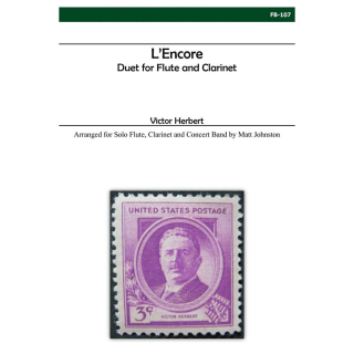 Herbert LEncore Duet for Flute and Clarinet Concert Band ALRYFB107