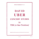Uber Concert Etudes for Tuba (Bass Trombone) AL28613