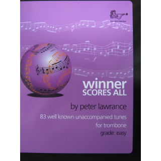 Lawrence Winner Scores for All  for trombone 83 well known tunes