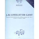 Loeillet Sonate a-Moll op 1/1 Altblockflöte Basso...