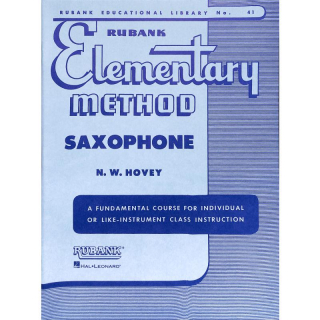 Hovey Elementary Method Saxophone HL04470030