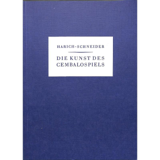 Harich-Schneider Die Kunst des Cembalospiels BVK67