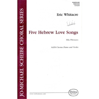 Whitacre 5 Hebrew Love Songs SATB Chor WJMS1038