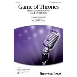 Djawadi Game of Thrones SATB Chor a Capella HL00372492