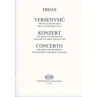 Hidas Konzert für Oboe und Klavier EMB1852