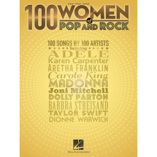 100 Women Pop and Rock Klavier Gesang Gitarre Songbook HL00284391