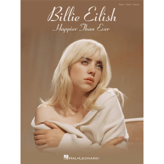 Billie Eilish Happier then ever Klavier Gesang Gitarre Songbook HL00369297