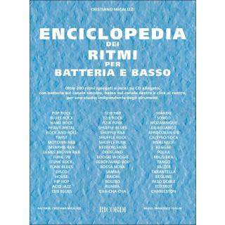 Micalizzi Enciclopedia dei Ritmi per Batteria e Basso CD MLR00039500