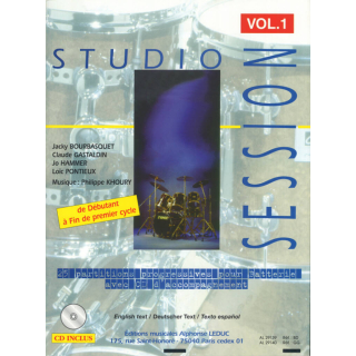 Studio Session Drums 1 Schlagzeug CD AL29139