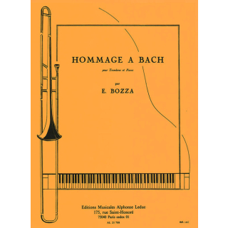 Bozza Hommage a Bach Posaune Klavier AL21788