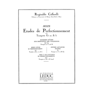 Caffarelli 16 Etudes de Perfectionnement Trompete AL21662