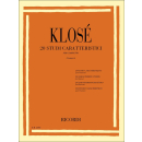 Klose 20 Studi Caratteristici Klarinette ER2006