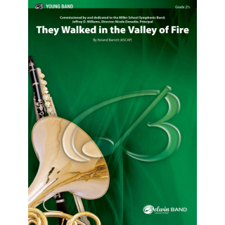 Barrett They Walked in the Valley of Fire Concert Band ALF44911