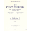 Blemant 20 Melodische Etüden 1 für alle Saxophone AL15801