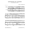 Grovlez Sarabande et Allegro pour Saxophone Alto et Piano AL23218