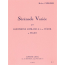 Clerisse Serenade Variee pour Saxophone Soprano ou Tenor et Piano AL24776