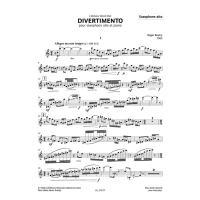 Boutry Divertimento pour Saxophone Alto et Piano AL31017 3