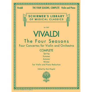 Vivaldi The Four Seasons Complete Edition Violine Klavier HL50485535