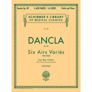 Dancla 6 Airs Varies Op. 89 Violine Klavier GS25634