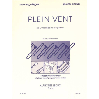 Galiegue Plein Vent Posaune Klavier AL29232