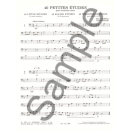 Galigue 40 Petites Etudes pour Trombone Tenor AL27305