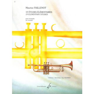 Faillenot 19 Etudes Elementaires Trompete GB5774