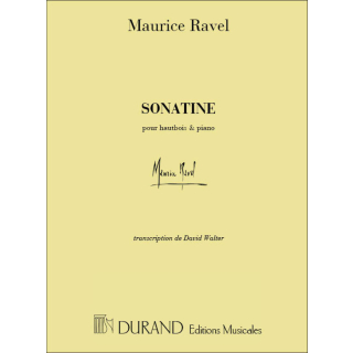 Ravel Sonatine Oboe Klavier DR14528