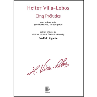 Villa-Lobos 5 Preludes Gitarre Solo DF16578