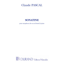 Pascal Sonatine pour Saxophone Alto et Piano DF13355