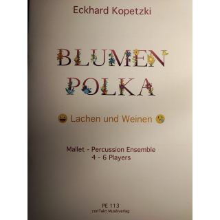 Kopetzki Blumen Polka Mallet - Percussion Ensemble 4-6 Players PE113