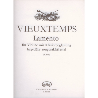 Vieuxtemps Lamento Violine Klavier EMB12082