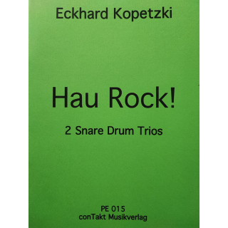 Kopetzki Hau Rock! 2 Snare Drum Trios PE015