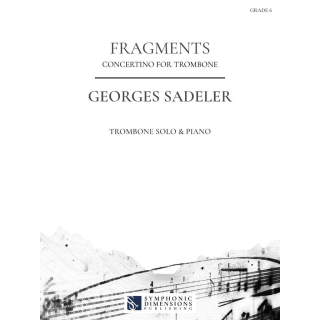 Sadeler Fragments Concertino Posaune Klavier SDP243-23