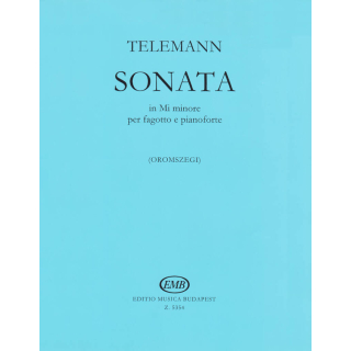 Telemann Sonate e-Moll Fagott Klavier EMBZ5354