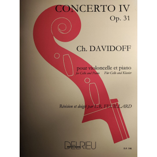 Davidoff Concert 04 E Op. 31 Cello Klavier DF398