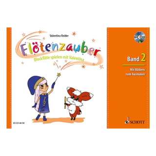 Reider Flötenzauber 2 Blockflöte spielen mit Valentina CD ED22148-50