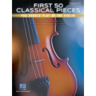 Walters First 50 Classical Pieces Violine Klavier HL00269155