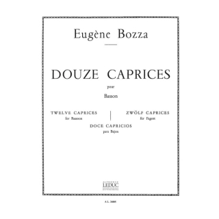 Bozza 12 Caprices Fagott AL24005