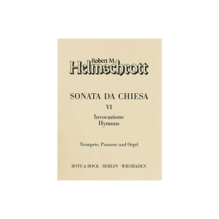 Helmschrott Sonata da chiesa VI Trompete Posaune Orgel BB3000376