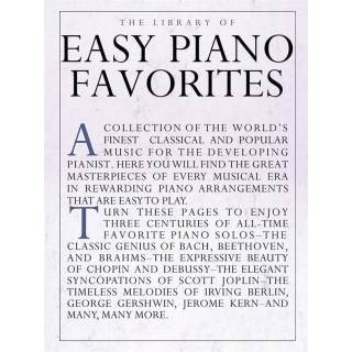 The Library of Easy Piano Favorites AM931205