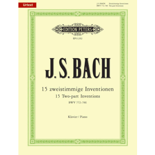 Bach 15 Two-Part Inventions Klavier EP11242