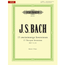 Bach 15 Two-Part Inventions Klavier EP11242