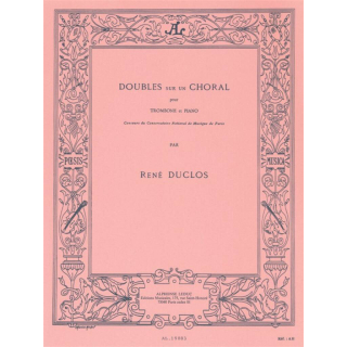 Duclos Doubles sur un Choral Posaune Klavier AL19883