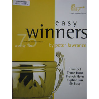 Lawrence 75 Easy Winners Trumpet Tenorhorn CD BW0124TCD