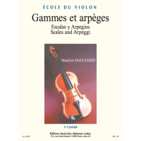 Hauchard Gammes et Arpeges Vol 1 Violine AL21021